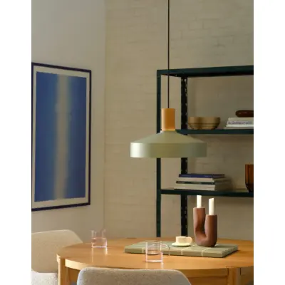 Nordlux Elvas Cork Visilica Prašnjasto Zelena